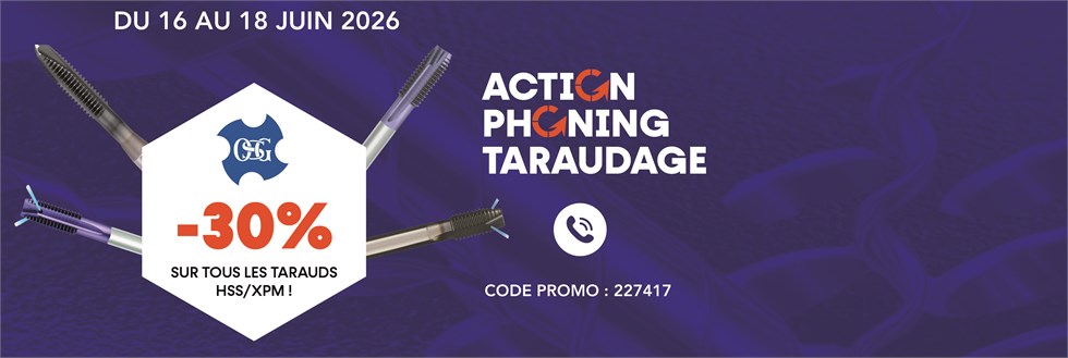 ACTION PHONING TARAUDAGE